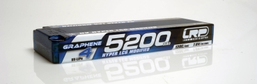 LRP - HV HYPER LCG MODIFIED GRAPHENE-4 5200MAH HARDCASE AKKU - 7.6V LIPO - 120C/60C - 215G